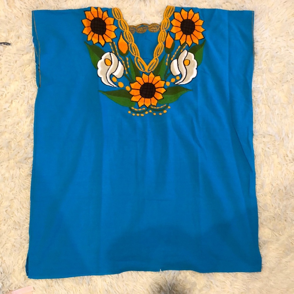 3X? Hand Embroided Mexican Blouse